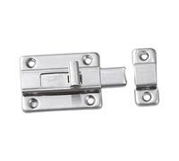 Generic Sliding Lock Door Security Slide Latch Lock Easy to Install Door Bolt Slide Latch Lock for Window Home Internal Doors Bedroom, 2inch