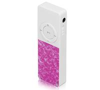 Generic Slim Classic MP3 Player Multifunction Music Player Long Battery Life for Entertainment, Mini Music White (Aubergine)