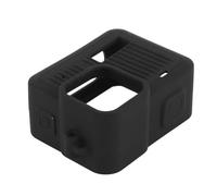 Generic Slim Lightweight Silicone Protective Sleeve for 4K Action Camera Impact Resistant Cover with Hand Strap Black
