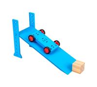 Generic Slope Impact Experiment Adjustable Incline Motion Car Set for School Project