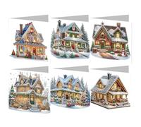 Generic Slowl Painting 6-Set DIY Art kit Greetings Cards Christmas Birthdays Those Giving Creativ