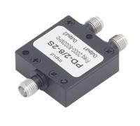 Generic SMA Power Divider Low Loss High Isolation 2 Way RF Splitter for Antenna System Stainless Steel Black 1 Unit