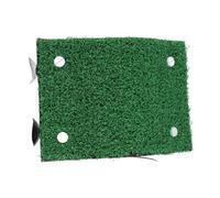 Generic Small Basking Platform with Simulation Grass and Ladder for Small Reptiles Water Environment Acrylic 1 Unit (Medium)