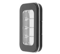 Generic Small Magnetic Palette Multi-Functional Black Plastic and Iron Blusher Pan Organizer with Multi-Grid Structure Stylish and Easy to Take for DIY and Travel Use