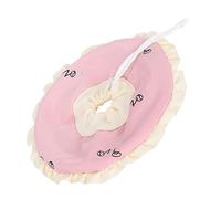 Generic Small Pet E-Collar Protective Circle for Recovery Nursing in Pink, Soft and Breathable for Guinea Pig and Rabbit, Size L