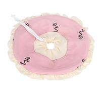 Generic Small Pet Protective Circle Nursing Ring Soft Comfortable Guinea Pig Rabbit Recovery Collar for Pink L Size