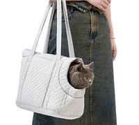Generic Small Pets Carrier Bag - Lightweight Dog Travel Purse - Sided Cotton Cat Hand Bag - Breathable Mesh Dog Travel Purse - Warm Puppy Travel Tote Bag - Reversible Kitten Soft Pouch for Outdoor