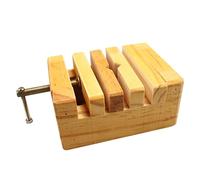 Generic Small Pine Wood Seal Carving Bed Stone Carving Fixing Vise Engraving Seal Clamp Tool for DIY and Woodworking