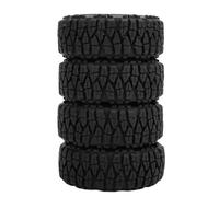 Generic Small RC Wheels Tires, Tire Diameter 58mm RC Car Wheels 4pcs 1.0in Small Compatible for SCX24 (Red)