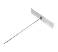 Generic Small Stainless Steel Bbq Charcoal Ash Cleaning Rake for Garden Fire Pit and Grill, Coal Scraper Tool for Outdoor Cooking and Fireplace Maintenance