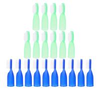 Generic Small Teeth Cleaning Brushes for Correctional Facilities Convenient to Use and Handle Mini Prison Toothbrushes 20 Pcs with Finger Sleeve Design Plastic in Detention Centers