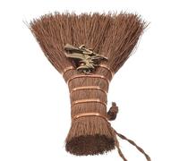 Generic Small Witch Broom Hanging Charm Brown Branch and Metal Material Halloween Broom Ornament for Other Decor Prop and Photo Prop Unique Classic Style