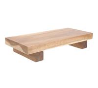 Generic Small Wooden Tray Made of Natural Wood with Rectangular Shape, Designed a Space-saving Wooden Soap Stand for Bathroom and Home Use, to Organise Your Soap and Small Fish Tank
