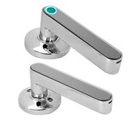 Generic Smart Biometric Fingerprint Door Handle Lock Keyless Entry for Home Security Applicable for 1.4-2.2 Inch Door Thickness Zinc Alloy Chrome (Bright Chrome)