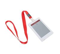 Generic Smart Bluetooth Badge with Recyclable Energy Saving Design for Easy Access, for Business Employees, 4 Inches Electronic Name Badge