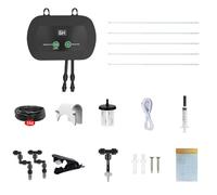 Generic Smart Reptile Mist Sprinkler with Timer & 360°Adjustable Nozzles Reptile Humidifiers Auto Controller Spray Kit System for Terrariums Amphibian Plants