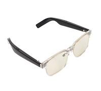 Generic Smart Sound Glasses, Light Light Audio Sound, Calling Music Playing IPX4 Music Proof D Water for Games for Meeting (Clear Frame)