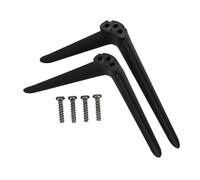 Generic Smart Tv Stand Base Double Hole Feet Tv Legs Replacement Double Hole Black