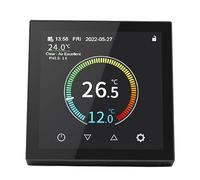 generic Smart WiFi Thermostat, High Resolution 480x480 TFT IPS Screen, 0.5℃ Accurate Control with Child Lock & External Sensor, Flames Retardant ABS for Home/Office Heating