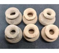 Generic Smoked Mini Clay Tiny Pots Broken 200 GMS, Saffron