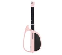 Generic Snarmless Guitar, Stringless Foldable Guitar Authentic Sound Reproduction with Storage Bag for Performances (Pink)