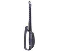 Generic Snarmless Guitar, Stringless Foldable Guitar Authentic Sound Reproduction with Storage Bag for Performances (Black Gray)