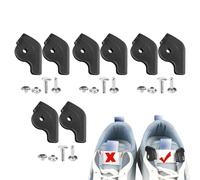 Generic Sneaker Shoe Repair Set - Hiking Shoe Care Accessories, Non-Slip Lace Up Eyelet Plate, for Runners Athletes Hikers Players Walking Hiking Sports Dance Travel Kids and Teens, blackone, Siehe