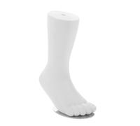 Generic Socks Mannequin Props Boys Socks Socks Red Socks St Patricks Socks Foot Mannequin for Socks Seamless Socks Stitch Costume for Form White Plastic