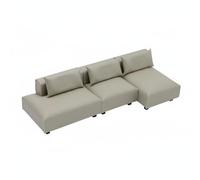 Generic Sofa Miniature Sectional Couch Furniture Model with Modern Cushion Detail for Decorative Dollhouses Suitable for Architecture Models Craft Displays, Grey 1-20 Single