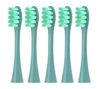 Generic Soft Bristle Brush Heads, Compatible with Oclean, X X PRO Z1 F1 | One, Air 2, SE, Flow, 5PCS, adult sonic toothbrush heads(5 green)