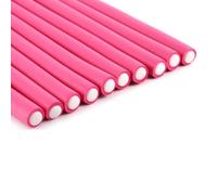 Generic Soft Hair Curlers Set with 10Pcs Flexible Restyling Rollers for Easy Hair Styling Suitable for All Types in Mixed Colors