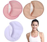 Generic Soft, Portable, And Comfortable Organic Castor Oil Wraps, 6 Pcs Leak-Proof Breast Packs, Reusable Breast Pads With Cotton, Ideal For Many Occurrences