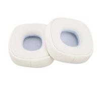 Generic Soft Protein Leather Headphone Ear Pad Replacement Compatible with Major III, 2 Pack for Office/Recording Studio/School (White)