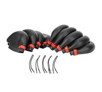 Generic Soft PVC Club Head Covers Set 9 Pcs Iron & Putter Protectors for Enthusiasts Black Color