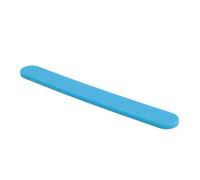 Generic Soft Silicone Wax Spatulas for Hair Removal and Crafts Flexible Non Stick Stir Sticks 5pcs for Waxing Application Silicone (Blue)
