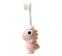 Generic Soft Toothbrush for Toddler, Dinosaur Kids Toothbrush, Pink, Manual