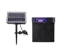 Generic Solar Chicken Chicken Gate, Multiple Battery Alert Anti -rin Alert Gall Door (Black)