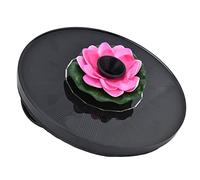 Generic Solar Fountain Water Pump with 4 Spray Styles for Outdoor Bird Bathing, Fish Tanks, Garden Decoration | Mini Solar Powered Fountain for Small Pond, 16cm Diameter (#2)