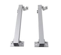 Generic Solar Panel Mounting Bracket Set Robust Adjustable 15° to 30° for Roof Ground Balcony Communication Base Station - Anodized Aluminium Alloy and Stainless Steel