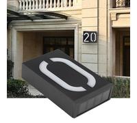 Generic Solar Power LED Number Sign Light for House Hotel Store Door Address Clear Numbers Energy Saving (Number 0)