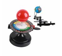 Generic Solar System Model DIY Sun Earth Moon Orbit Planetarium Model with Moving Axes 24 Solar Terms Base for Kids Students Astronomy Education (Colorful)