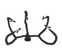 Generic Soldering Helping Hands Flexible Third Hand Station for Crafts Workshop 5 Claws, Lightweight Arms for Jewelry Making, Stable Base for Welding Professionals and Hobbyists (Black)