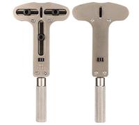 Generic Solid Metal Three Jaw Watch Cover Opener for Watch Case Remover Tool, Knurled Design Handle, Suitable for Opening Back Cover