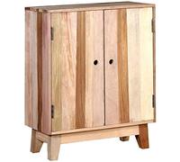 Generic Solid Reclaimed Wood Sideboard with 2 Doors and 2 Shelves, Unique Retro Style Storage Cabinet for Living Room, Bedroom, or Entryway, Household Supplies