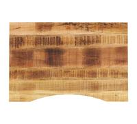 Generic Solid Wood Mango Desk Top 80x50x2.5 cm for Office, with Rustic Design, Natural Finish
