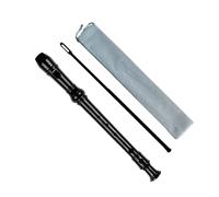 Generic Soprano Recorder Flute 8 Hole Music Recorder Instrument for Amateurs Music Lovers, Black