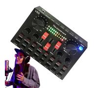 Generic Sound Mixer Board - Practical Audio Console, Portable Stereo System, Voice Changer, Compact Design, Professional Quality, Durable Construction | for DJ Studio Home Recording Music