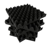 Generic Sound Proof Foam Panels For Walls, Acoustic Foam Panels Soundproof Wall 30 * 30 * 5cm 12 Piece Det For Homes, Ktvs, Studios, Theaters, Cinemas, Offices (Black)