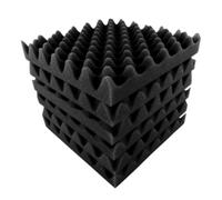Generic Sound Proof Foam Panels For Walls, Sound Proof Panels For Walls 30 * 30 * 5cm 12 Piece Det Acoustic Foam For Homes, Ktvs, Studios, Theaters, Cinemas, Offices (Black)