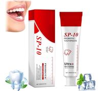 Generic SP-10 Ultra Whitening Toothpaste, Probiotics Bright White, Deep Cleaning, Stain Removing, Natural, Paste, Unflavoured, 40 g (Pack of 3)